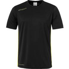 Uhlsport Essential SS Shirt Unisex - Black/Lime Yellow