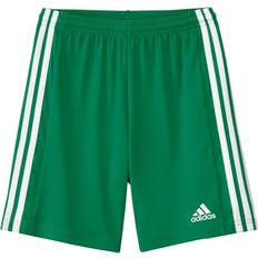 Streifen Hosen adidas Kid's Sqaudra 21 Short - Team Green/White