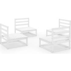 vidaXL 3075260 Lounge-Set, Bord inkl. 4 Soffor