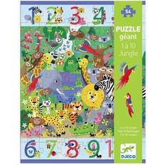 Djeco 1 To 10 Jungle 54 Pieces