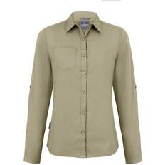 Craghoppers Women's Expert Kiwi Long Sleeved Shirt - Pebble Brown