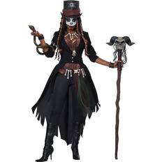 Skeleton costume womens California Costumes Voodoo Magic Witch Doctor Ritual Skeleton Day Of The Dead Womens Costume