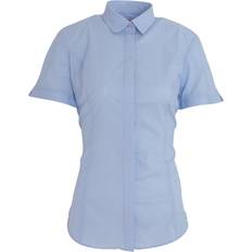 Brook Taverner Soave Semi-Fitted Blouse - Sky Blue
