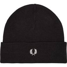 Fred Perry Hodeplagg Fred Perry Knitted Beanie - Black