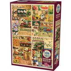 3D-Jigsaw Puzzles Cobblehill The Four Seasons 2000 Pieces