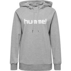 Hummel Go Logo Hoodie Women - Grey Melange