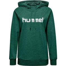 Hummel Go Logo Hoodie Women - Evergreen