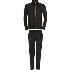 Uhlsport Essential Classic Tracksuit Unisex - Black/Lime Yellow