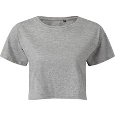 Tridri Women's Crop Top - Heather Grey