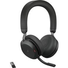 Aktiv støydemping - On-Ear - Trådløse Hodetelefoner Jabra Evolve2 75 USB-A MS