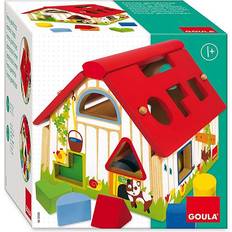 Holzklötze reduziert Jumbo Goula Building Game Farm 12pcs