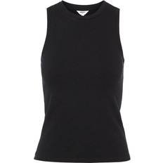 Object Jamie Round Neck Sleeveless Top - Black