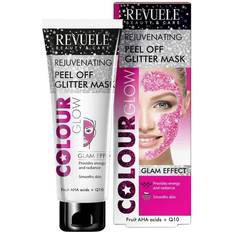Rosa Ansiktsmasker Revuele Colour Glow Rejuvenating Peel Off Glitter Mask 80ml
