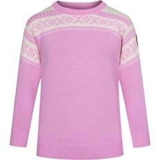 Dale of Norway Kid's Cortina Sweater - PinkCandy/Offwhite