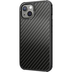 Apple iPhone 13 Handyfutterale Blackrock Robust Real Carbon Case for iPhone 13