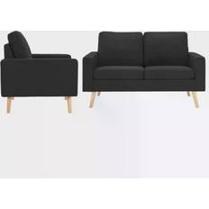 vidaXL - Sofa 130cm Zweisitzer, 1-Sitzer