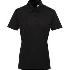 Dame - Treningsklær Pikéskjorter Tridri Panelled Polo Shirt Women - Black