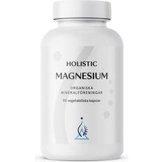 Forbedrer muskelfunksjonen Vitaminer & Mineraler Holistic Magnesium 120mg 90 st
