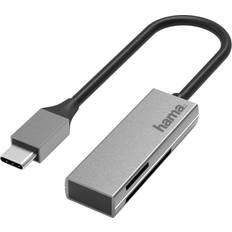 SDXC - USB-C Minnekortlesere Hama USB 3.0 Card Reader for SD/microSD/SDHC/ microSDHC/SDXC/microSDXC (00200131)