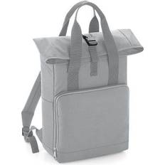 BagBase Twin Handle Roll-Top Backpack - Light Grey