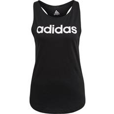 Damen Tanktops Adidas Essentials Loose Logo Tank Top - Black/White