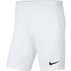 Nike Hvite Bukser & Shorts Nike Park III Shorts Men - White/Black