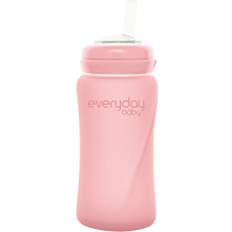 Glas Trinkflaschen Everyday Baby Glass Straw Bottle Healthy+ 240ml