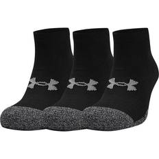 Under Armour Adult HeatGear Lo Cut Socks 3-pack Men - Black/Steel