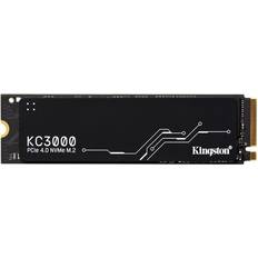 Kingston Harddisker & SSD-er Kingston KC3000 PCIe 4.0 NVMe M.2 SSD 512GB