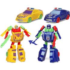 Transformers Spielzeugautos BigBuy Transforming Robot Toy Cars