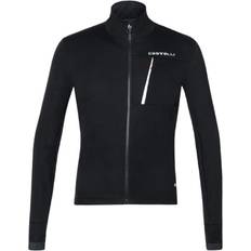 Castelli Men Outerwear Castelli Go Cycling Jacket Men - Light Black/White