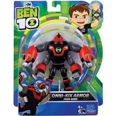 Ben 10 Action Figures Playmates Toys Ben 10 Omni Kix Armor Four Arms 10cm