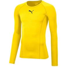 Gelb - Herren Basisschicht Puma Liga Long Sleeve Baselayer Men - Yellow