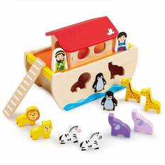 Pingviner Babyleker Addo Play Woodlets Noah's Ark Shape Sorter