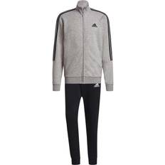Adidas Baumwolle - Herren - M Jumpsuits & Overalls Adidas Aeroready Essentials 3-Stripes Tracksuit Men - Medium Grey Heather/Black