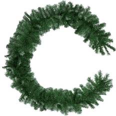 tectake Garlands Christmas with Tips White/Green