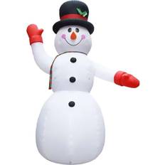 Oppblåsbare dekorasjoner vidaXL Inflatable Decorations Snowman with LED XXL