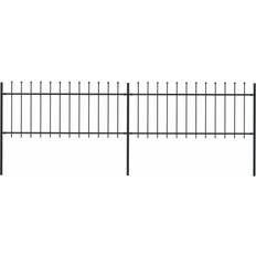 vidaXL Garden Fence with Spear Top 340x130cm