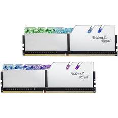 32 GB - 4800 MHz - DDR4 RAM minne G.Skill Trident Z Royal Elite Silver DDR4 4800MHz 2x16GB (F4-4800C20D-32GTRS)