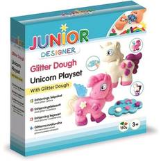 Junior Designer Glitter Dough Unicorn Playset