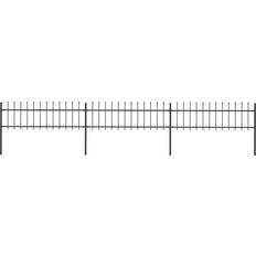 vidaXL Garden Fence with Spear Top 510x110cm