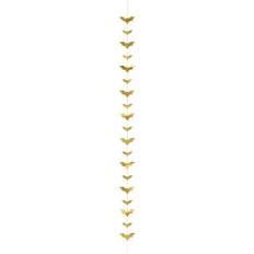 PartyDeco Garlands Bats Gold