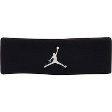 Damen - Schwarz Stirnbänder Nike Jordan Dri-FIT Jumpman Headband Unisex - Black/White
