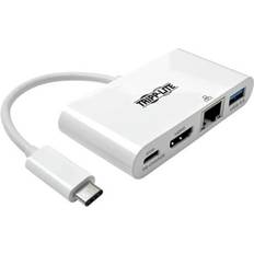 Tripp Lite USB C-USB C/HDMI/RJ45/USB A M-F Adapter