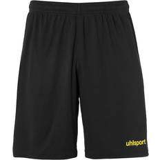 Uhlsport Center Basic Short Without Slip Unisex - Black/Lime Yellow