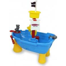 Jamara 460570 Pirate Jack Water Play Table 21 Pieces Promoting Motor Skills, Stimulating Imagination and Actively Playing with Sand and Water, Movable Modules, Easy Assembly, Colourful