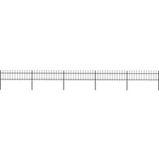 vidaXL Garden Fence with Spear Top 850x110cm