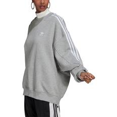 Adidas Women's Adicolor Classics Oversized Sweatshirt​ - Medium Grey Heather