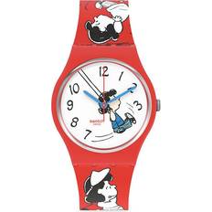 Swatch Armbanduhren Swatch Klunk! Peanuts (SO28Z106)