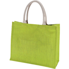Grün Strandtaschen KiMood Jute Beach Bag 2-pack - Lime